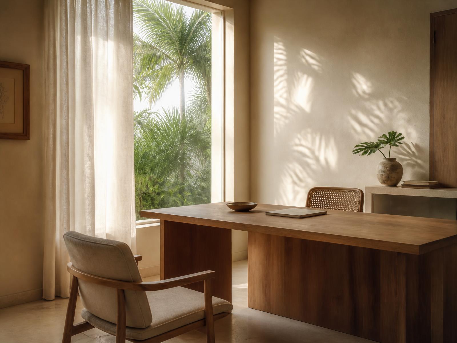 A quiet room in natural daylight